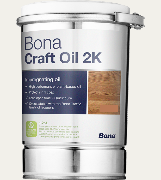 BONA Craft Oil 2-k, Graphite-Grafit, 1,25l